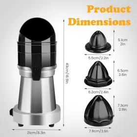 Cj-189 Yuanhao Commercial Stainless Steel Electric Citrus Juicer - 120v 1400 Rpm