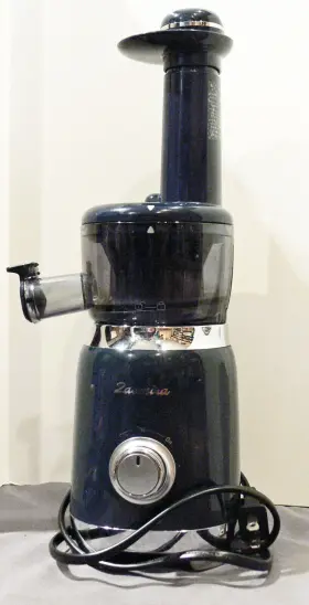 100w Zasmira Sj30 Slow Masticating Juicer Navy Blue- - Never Used