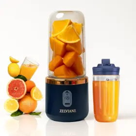 Ka001 Zelviane Portable Usb Rechargeable Personal Blender 400 Ml Mini Smoothie And Juice Maker P