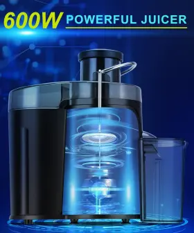 600w Znoav 612789946365 Juicer Machine With 3.5 Inch Wide Chute For Whole Fruits And Veg Ju #2
