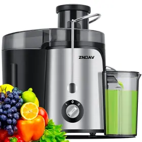 600w Znoav 612789946365 Juicer Machine With 3.5 Inch Wide Chute For Whole Fruits And Veg Ju