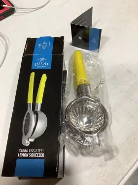 Zulay 195702016647 Lemon Squeezer Stainless Steel With Solid Metal New #2