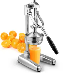 Iksd1014 Zulay Kitchen Large Manual Fruit Juicer Press Chrome - Free Ship