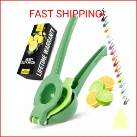 Zulay Kitchen Z-3507 Metal 2-in-1 Lemon Squeezer - Sturdy Max Extraction Hand Juicer Le