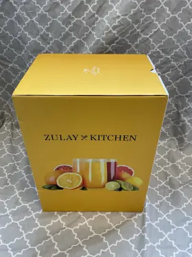 Zk-2k25 Zulay Kitchen Black Lux Electric Citrus Juicer - Stainless Steel Quiet Powerful 160w