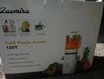 Zasmira 120T Cold Press Juicer 150W Dual Outlet Whole Fruit Juicing Easy Clean. Fixed Price $97.00.