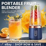 Mini Portable Blender Electric Usb Juicer Smoothie Mixer Fruit Bottle Travel Cup. Fixed Price $16.87.