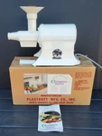 Champion G5-NG-853S White Juicer With Attachments + Instructions Original Box. Fixed Price $324.95.