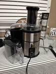 Vevor JE-70 Centrifugal Juicer 800W Stainless Steel, Container, Bottles. Fixed Price $60.00.
