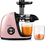 Pink Jocuu Slow Masticating Juicer , 2 Modes 90% Yield/smoothie Machine. Fixed Price $44.00.