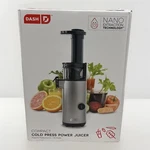 Dash Deluxe Compact Cold Press Masticating Power Juicer Silver - Fast Shipping. Fixed Price $41.99.
