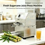 Desktop Stainless Steel Sugarcane Juice Extractor 3ROLLS Press Machine. Fixed Price $538.05.