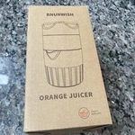 Bnunwish Hand Juicer Citrus Orange Squeezer Manual Lid Rotation Press New. Fixed Price $19.95.