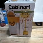Cuisinart CCJ-500DY Citrus Juicer Orange/stainless-open Box, Looks Never Used. Fixed Price $28.00.