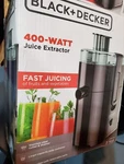 Black & Decker Juice Extractor Model JE2400BD Brand New Open Box. Fixed Price $19.50.
