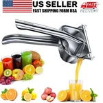 Stainless Steel Manual Lemon Orange Juicer Press Fruit Squeezer. Fixed Price $14.69.