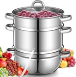 Fohere 11QT Juicer Extractor Stainless Steel, Steamer Pot For Fruit. Fixed Price $81.69.