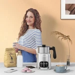 Amzchef 4-IN-1 Milk Frother Electric 14OZ Stainless Steel MMF-1002. Fixed Price $39.00.