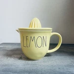 Rae Dunn Yellow Juicer Ceramic Pitcher With Handle Lemon. Fixed Price $20.97.