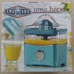 Americana Classics Citrus Juicer # AMC-CJ1 3.3 Cup Blue/green New. Fixed Price $21.00.