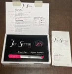 Sarah Potempa Jet Setter Pink Cordless Styling Iron Charger & Travel Pouch. Fixed Price $19.95.