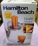 Hamilton Beach 400 Wt Health Smart Fruit Vegetable Juice Extractor White 67804. Fixed Price $24.50.