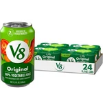 V8 Original 100% Vegetable Juice, 11.5 Fl Oz Can (24 Pack). Fixed Price $21.32.