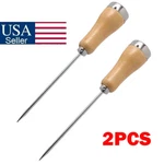 2PC Ice Pick Stainless Steel Punch Crusher Icing Breaker Home Supplies Handle. Fixed Price $10.98.