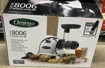 Omega 8006 Nutrition Center Hd Masticating Juicer Silver Black Dishwasher-safe. Fixed Price $90.00.