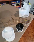 Hurom HU-100 Masticating Juicer Extractor Slow Cold Press W/ Attachments. Fixed Price $49.00.