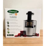 Omega VSJ843QS Silver Masticating Juicer Electric No-drip Tap Auto Cleaning. Fixed Price $165.95.