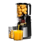 Simzlife Cold Press Masticating Juicer With 5.1 Wide Feed Chute, 150W Motor,. Fixed Price $72.00.