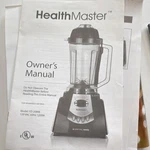 Living Well With Montel YD-2088E Electric Blender 1200W Black Recipe Book. Fixed Price $75.00.