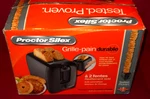 New Proctor Silex Durable Black Toaster 2 Slice Auto Shutoff Shade Selector Nib. Fixed Price $24.99.