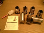 Innomoon Slicer/shredder Attachment, Kitchenaid Stand Mixer Stainless Steel X.7. Fixed Price $34.95.