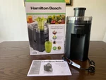 Hamilton Beach Healthsmart Compact Juice Extractor 67500G Open Box. Fixed Price $34.99.