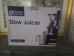 Kitchen In The Box Slow Juicer Cold Press Black/silver. Fixed Price $40.00.