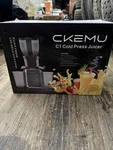 Ckemu C1 Cold Press Juicer 300W 800ML Capacity Black & Silver. Fixed Price $74.50.