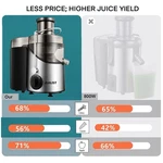 New Centrifugal Juicer, 800W Motor, 3" Wide Mouth, 3-SPEED. Fixed Price $87.99.