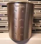 Waring Pro Juicer Extractor JEX328C WEC100PC Steel Cup Part. Fixed Price $9.99.