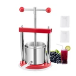 Vevor 0.44 GAL/1.65L Fruit Wine Press, 2 Stainless Steel Barrels, Manual Juice. Fixed Price $62.34.