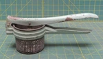 Vintage Handy Things Manual Operated Steel Potato Ricer Masher 11" X 4.5". Fixed Price $24.75.