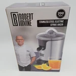 Robert Irvine Stainless Steel Electric Citrus Juicer New Box. Fixed Price $8.95.
