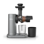 Ninja Neverclog 150 Watts Cold Press Juicer With 18OZ Jug, 30OZ Pulp Container,. Fixed Price $129.00.