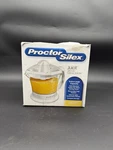 Proctor Silex Juicit 36OZ Citrus Juicer - Model 66332 White/clear. Fixed Price $19.95.