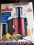 Cookinex Power Juicer 700 Watt Turbo Extractor Stainless ED-297 Liter. Fixed Price $58.00.