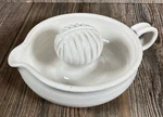Creative Stoneware Manual Citrus Juicer Pottery, Off White, Usa Handthrown. Fixed Price $25.26.