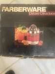 Farberware Deluxe Citrus Juicer FCJ300P. Fixed Price $20.00.