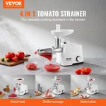 300W Electric Tomato Strainer Sauce Maker Food Mill W/ Reverse 4LB/MIN. Fixed Price $71.99.