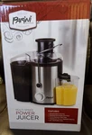 Parini Multi-speed Power Juicer, Stainless Steel, 2-SPEED, New Box. Fixed Price $16.99.